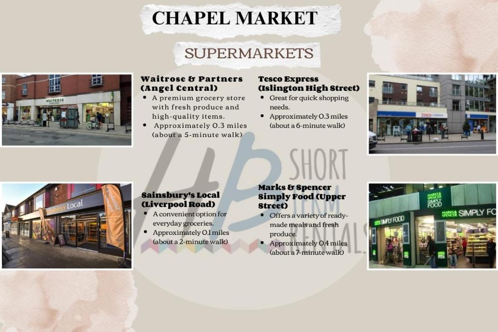 Central 3br Flat Walk To Angel & City Centre Appartement *